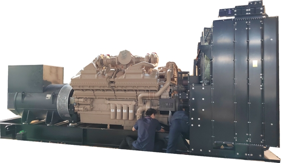 kupować 2500kva Cummins Diesel Generator Set Kontenerowy cichy silnik typu brytyjskiego online manufacture