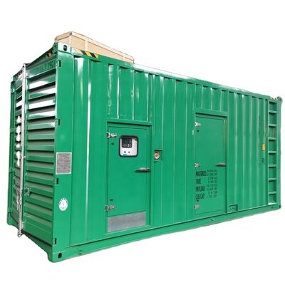 kupować Generatory zatopienia Typ zbiornikowy Generator wysokoprężny 1250KVA Typ super cichy ATS Auto Swift dla silnika 24V DC Electric online manufacture