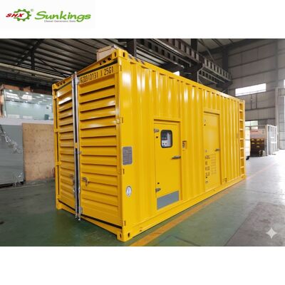 kupować Specjalnie dopasowany do SCF1500 40HQ Containerized Diesel Generator MTU Silent Type 50/60Hz 480V ATS Option 1800 RPM 80% Efficiency 1.5 online manufacture