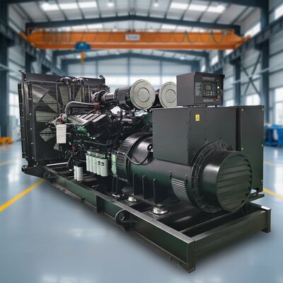 kupować Cummins KTA38-G9 600kw 800kw 1000kw 1250kva Otwarty typ generatora oleju napędowego z trójfazowym generatorem oleju napędowego Genset do elektrowni online manufacture