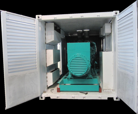kupować 1000kw kontenerowy generator diesla chłodzony wodą cichy 3-fazowy generator 1MW online manufacture