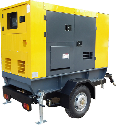 kupować 220 Volt 380 Volt 400 Kva DG Set Mobilna przyczepa Generator Diesla z kołami online manufacture