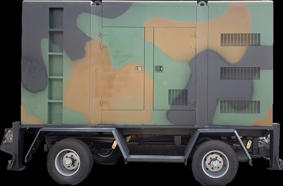 kupować OEM 500kw Trailer Diesel Generators Ac Alternator Dźwiękoszczelne chłodzone wodą zestawy Dg online manufacture