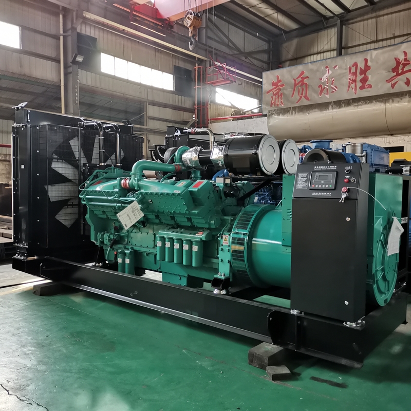 Water Cooled 1000kw Cummins Diesel Generator Set 1 Megawatt Genset 1Mw