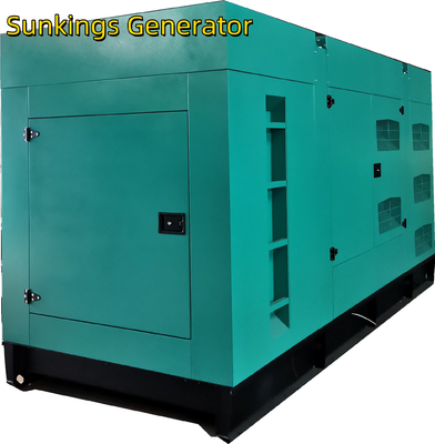 Generator wysokoprężny Cummins o mocy 500 kva Zestaw trójfazowego generatora dźwiękochłonnego