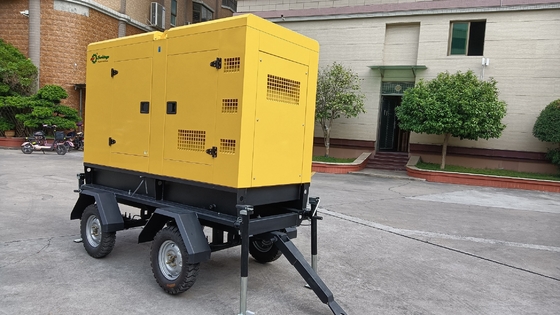230V 500 kilowatów przyczepa generatory diesla Protable mobilna super cicha elektrownia
