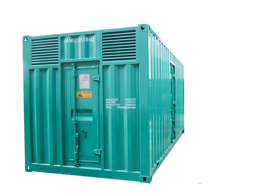 Dźwiękoszczelny generator diesla w trybie gotowości 2MW Single Bearing Cummins Power Station